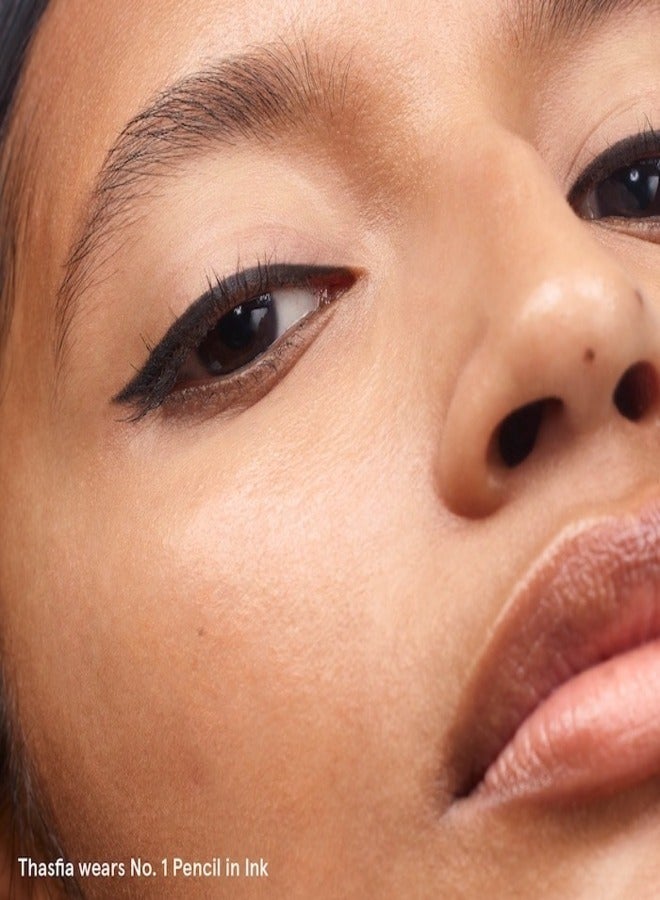 GLOSSIER No. 1 Pencil Creamy Long-Wearing Eyeliner,  Ink - noir riche 1.2g - Smooth, Long-Lasting Definition - Image 5