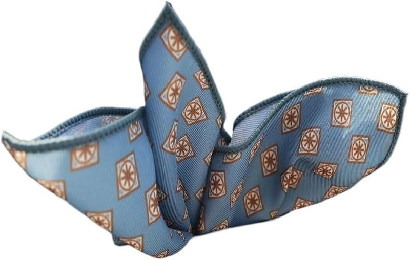 No 16 Color Mens Pocket Squares 10PCS Floral Printed Silk Handkerchief Wedding Suit Accessories - Image 4