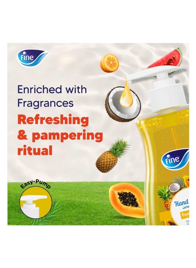 فاين غسول اليدين السائل برائحة الفواكه الاستوائية 450 مل - Image 2