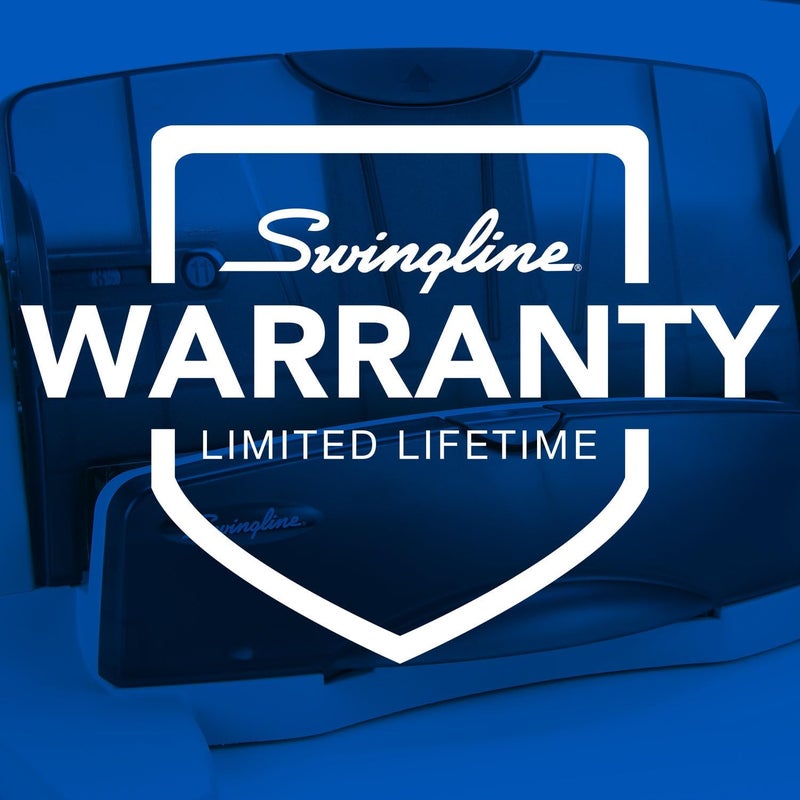 Swingline Heavy Duty Long Reach Stapler with Ruler and Adjustable Guide - Black - Image 2