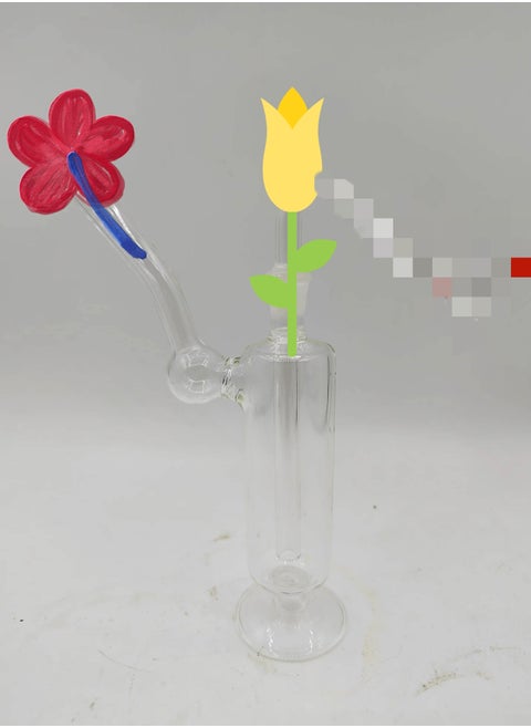 Home Decorative Windmill Multi-Layer Double Filter Oil Lamp Burner Glass Vase Bowl