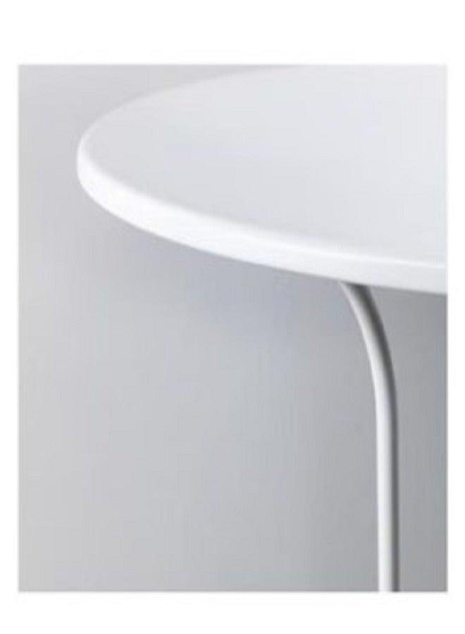 PRIMO PLUS Side Table White Colour Made Of Steel White 50X68cm - Image 2