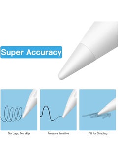 Y&D 4 Pack Replacement Tips for Apple Pencil, High Sensitivity Pencil pencil Nibs Compatible 1st & 2nd  - Image 4