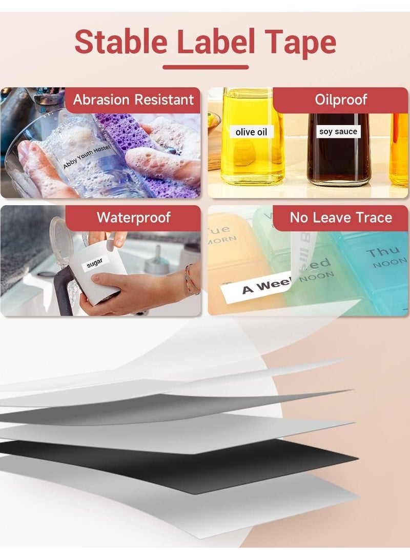 Phomemo D30 Label Maker, Bluetooth Portable Labeler, USB Rechargeable, Phone Compatible, PINK - Image 2