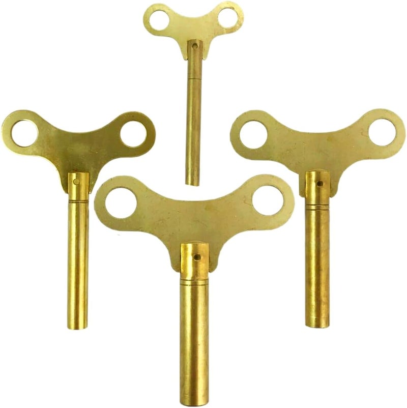 TAURISH Extra Long Brass Universal Clock Winding Key for Antique Vintage Clocks - Key for Mechanical Clock (Key No. 8-4.25mm I.D.) - Image 3