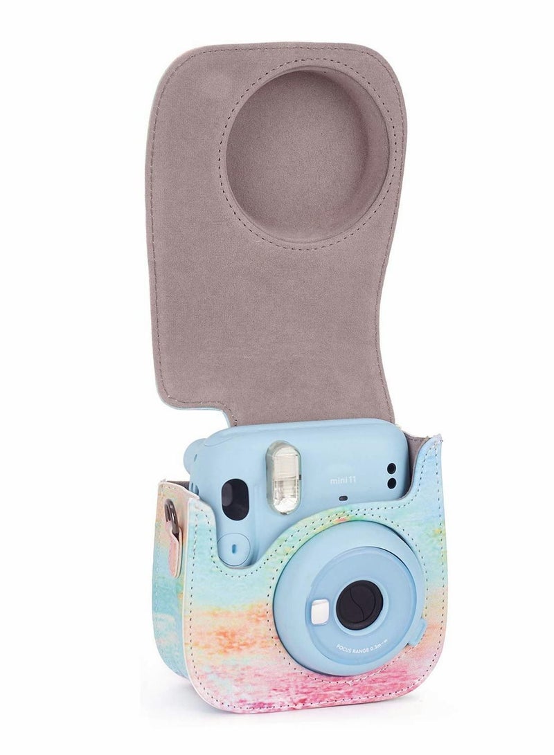 Y&D Protective Case for Fujifilm Instax Mini 11/9 / 8+ 8 Instant Film Cameras with Accessory Pocket and Detachable/Adjustable Shoulder Strap - Image 5
