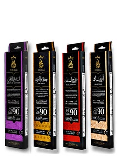 Ansaam Incenses Premium quality incense (Amber precious - Musk spirit - Oud roots - Andalusian breezes) total of 40 sticks 