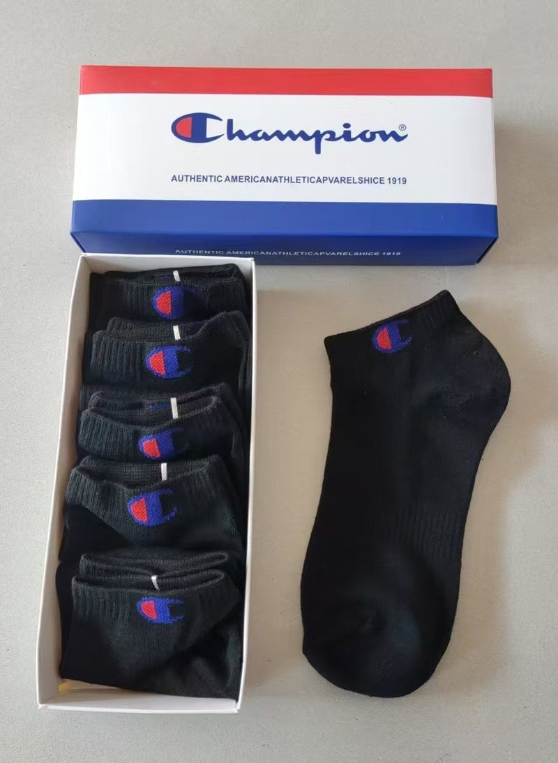 Champion 5 Pack Ankle Crew Socks