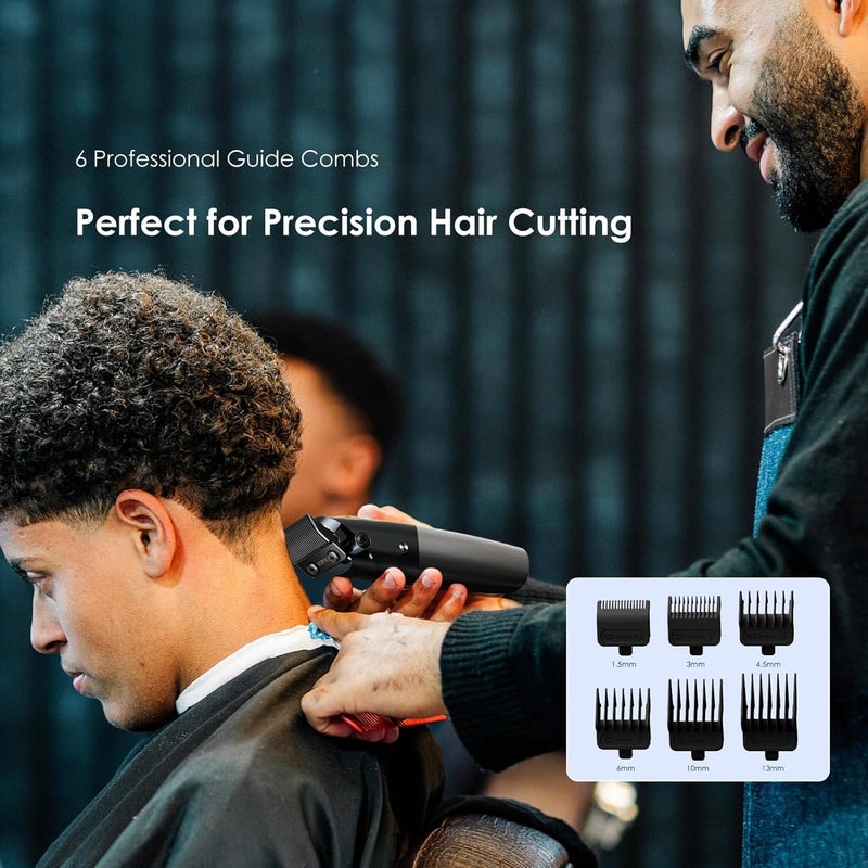 Oraimo Premium Hair Clipper with DLC Coated Blades 7500RPM Motor 5 Hr Runtime 6 Guide Combs and 30 length Settings - Image 3