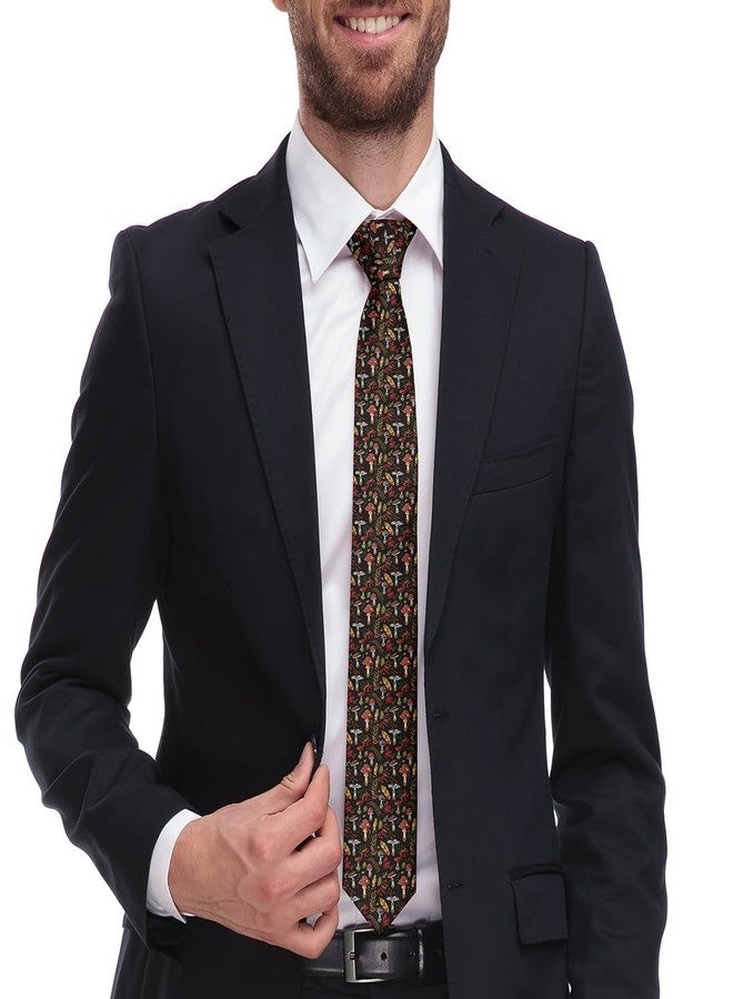 Feelyou ربطات عنق رجالية من Feelyou بتصميم فطر، مقاس 57 × 3.1 بوصة، بتصميم فطر عتيق، مناسبة للحدائق والنباتات، ربطات عنق مرحة للرجال، هدية مثالية، ربطة عنق بوهيمية أنيقة بتصميم فطر كاواي، مناسبة للعمل وحفلات الزفاف والمناسبات الرسمية، للشباب والمراهقين. - Image 4