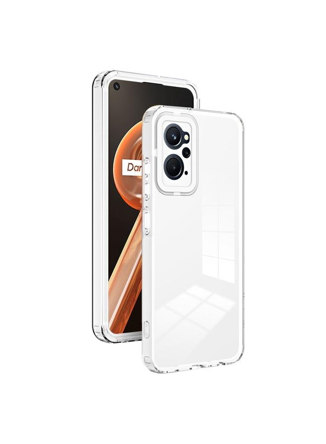 erorex Case For Realme 9i / OPPO A36 / A76 / A96 4G 3 in 1 Clear TPU Color PC Frame Phone Case - Image 1