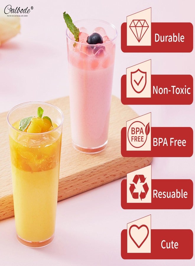 CALBODE 300 Mini Dessert Cups 85G with Lid and Spoon - 100 Sets; Disposable Clear Plastic for Parfait, Small Bowl Serve At Parties, Desserts, Appetizers, Buffet, Wedding - Image 3