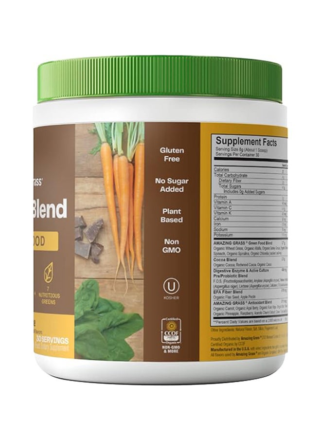 Amazing Grass - Chocolate Green SuperFood -  8.5 oz ( 240 gm )30 Servings - Image 1