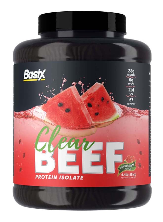 Basix Beef Protein Isolate Juicy Watermelon Flavour 4.4lb - Image 1