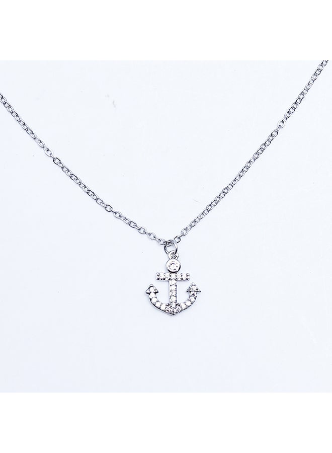 FLUFFY Huck Soft Necklaces Of Fluffy Women's Accessories-Silver  - Image 1