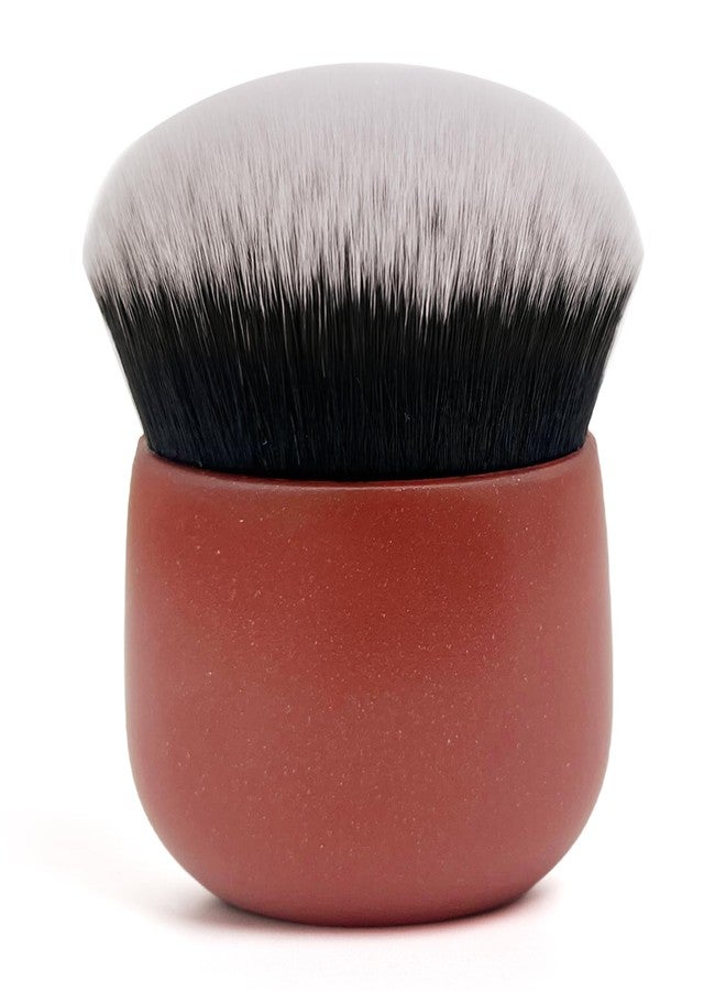 Brvlsoc Foundation Blender Brush – Kabuki Style Makeup Tool for Face & Body, Dense Synthetic Fibers for Liquid, Cream, or Powder Foundation, Handle-Free, 1 Piece - Image 1