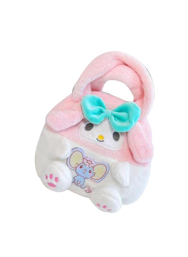 NIBEMINENT Lovely Cartoon Plush Handbag Soft Anime Multi Functional Small for Children Type 5 Free Size  - Image 3