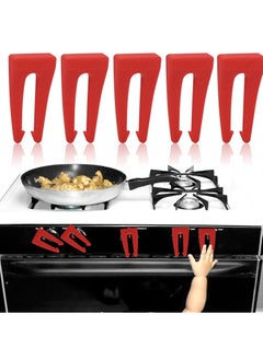 Stove Knob Covers for Child Safety Stove Knob Locks Proofing Oven Knob Lock Stove Child Safety Guards For Child Safety for Gas Stove Grill Home Restaurant Kitchen 8 Pack Red