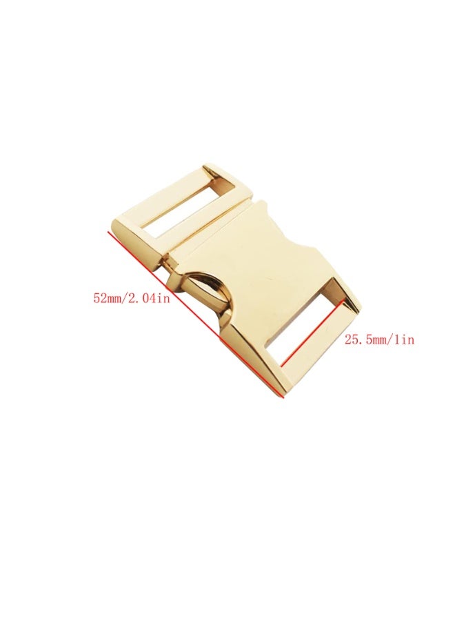 4 Pcs Quick Side Release Clips Metal Buckles for Straps Webbing Paracord Bracelet Dog Collar Backpack Belt - Image 3