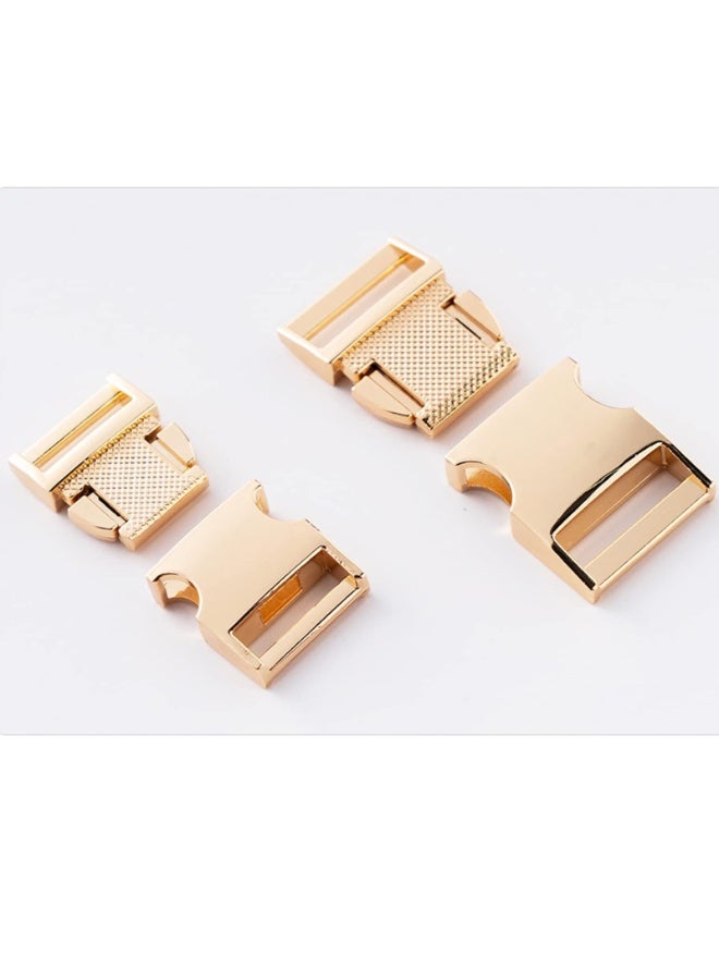4 Pcs Quick Side Release Clips Metal Buckles for Straps Webbing Paracord Bracelet Dog Collar Backpack Belt - Image 2