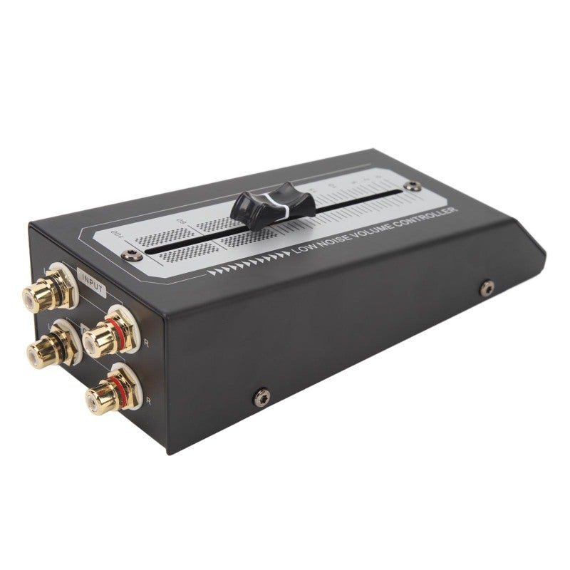 Passive Preamp Volume Controller: All Metal Shell Gold Plated RCA Connectors - Precise Lossless Adjustment Compact Portable Audio Volume Control for Home Hifi Studio Sound Systems - Image 5