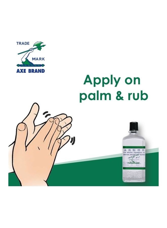 Axe 6-Piece Universal Oil For Quick Relief Of Cold And Headache 3ml - Image 2