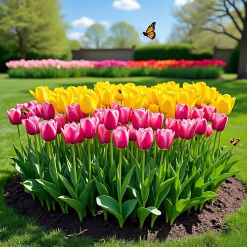 BlimBurn Hybrid Tulip Mix Flower Seeds - 50+ Seeds, Easy to Grow & Care, Suitable for All India Climates - Image 5