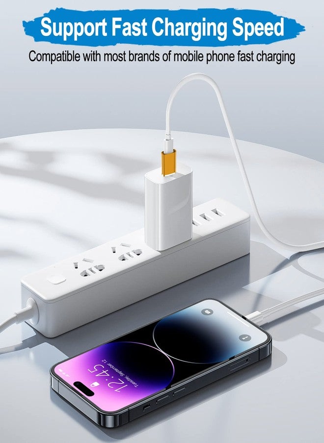 xiwxi 𝟒𝐏𝐚𝐜𝐤 𝐔𝐩𝐠𝐫𝐚𝐝𝐞𝐝 for USB to USB C Adapter with USB C Male to USB 3.0 Female OTG Converter for Apple Watch Ultra 8 9,iPhone 15 14 13 Pro Max,Samsung S24 S23,Nintendo Switch,AirPods,iPad - Image 4