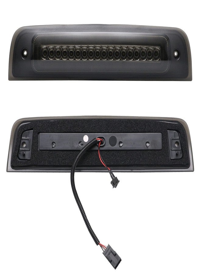 SHINEFIT 3rd Third Brake Light Compatible with Ram 1500 2500 3500 2009-2018, High Mount Stop Brake Lights Cargo Lamp, Smoked Lens - Image 3