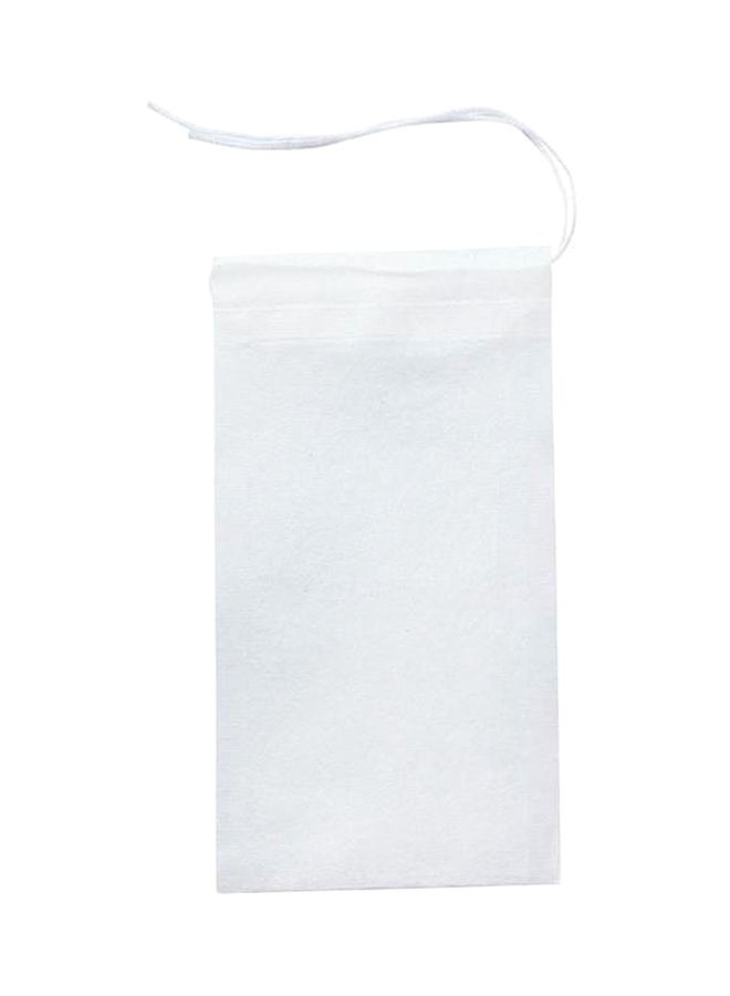 NIBEMINENT 200-Piece Tea Filter Bag Set White 5x6.2cm  - Image 1