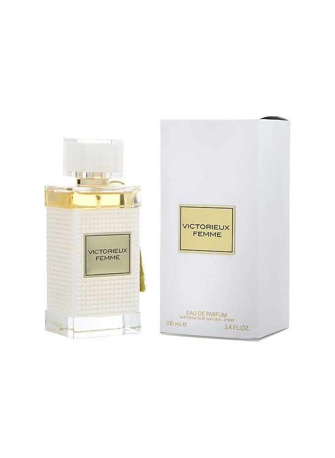 فيرف عطر فيكتوريكس فيميه من فيورف - 100 مل | عطر فاخر للنساء برائحة فاكهية زهرية تدوم طويلاً - Image 1