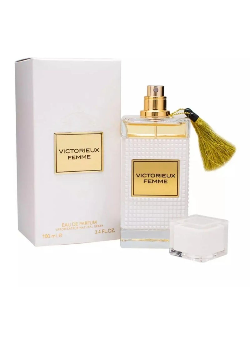فيرف عطر فيكتوريكس فيميه من فيورف - 100 مل | عطر فاخر للنساء برائحة فاكهية زهرية تدوم طويلاً - Image 2