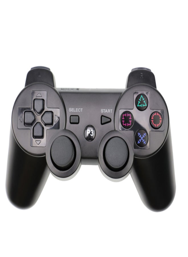وحدة تحكم ألعاب PS3 من الشركة المصنعة، وحدة تحكم بلوتوث PS3، وحدة تحكم PS3 متوافقة مع صندوق الألعاب، وحدة تحكم لاسلكية سوداء - Image 1