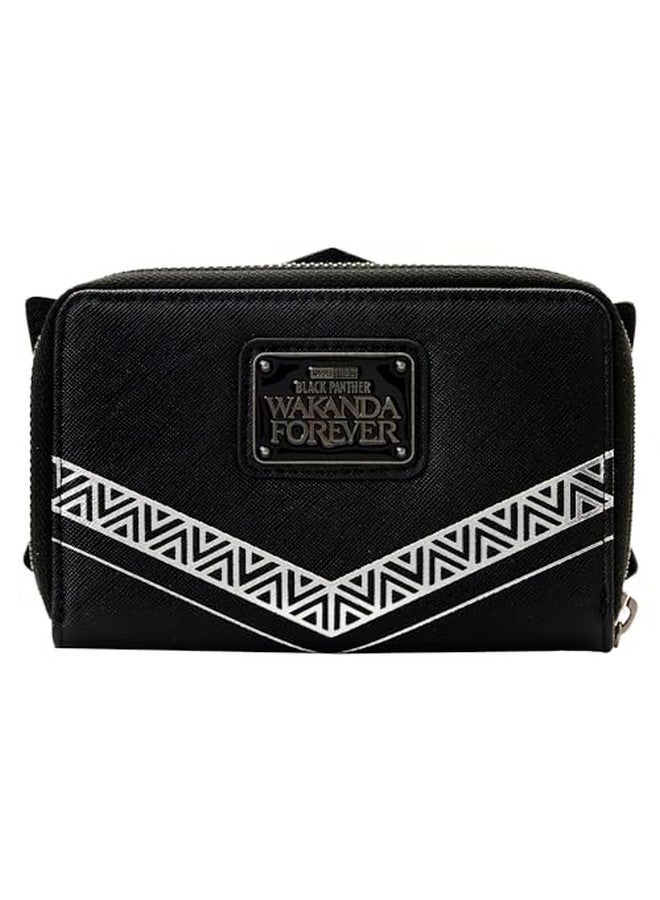 Loungefly محفظة مارفل بلاك بانثر واكاندا للأبد بسحاب دائري - Image 4
