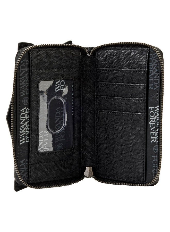 Loungefly محفظة مارفل بلاك بانثر واكاندا للأبد بسحاب دائري - Image 2