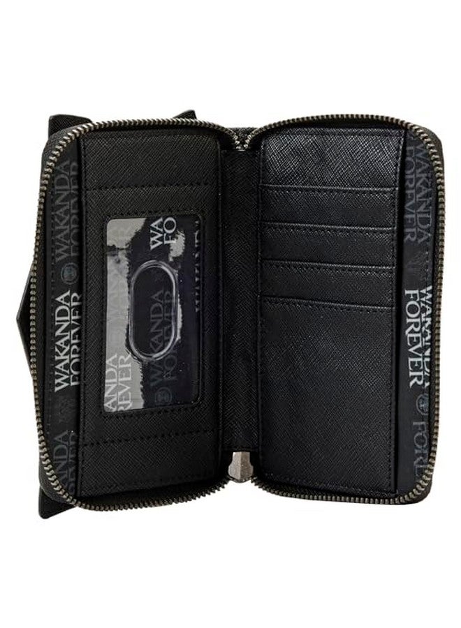 Loungefly محفظة مارفل بلاك بانثر واكاندا للأبد بسحاب دائري - Image 5