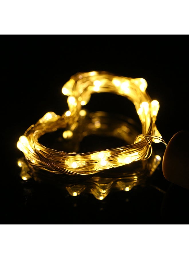 20 LEDs Copper Wire Fairy String Light Warm White 2meter  - Image 4