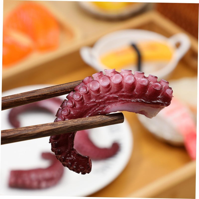 4pcs Realistic Octopus Tentacles Model Home Decor Vivid Seafood Simulation - Image 4