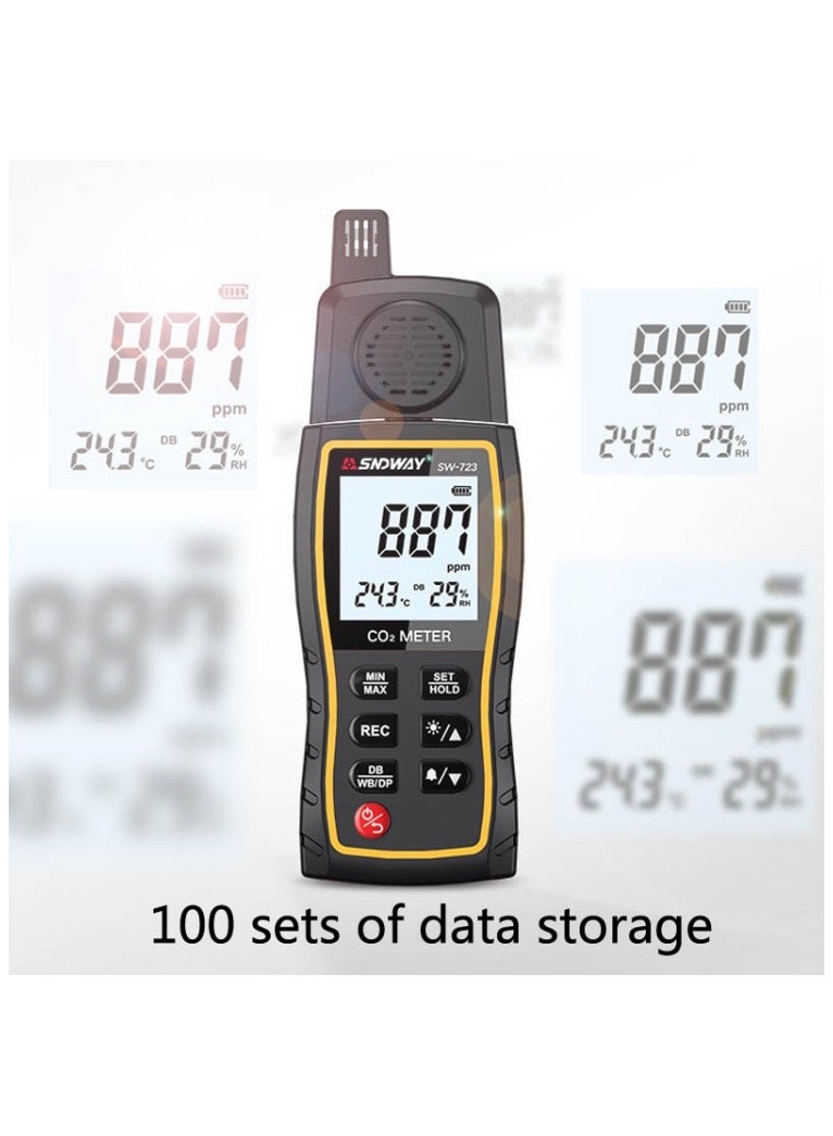 SNDWAY SNDWAY SW723 High-Precision Carbon Dioxide Detector Air Carbon Dioxide Concentration Monitor  - Image 4