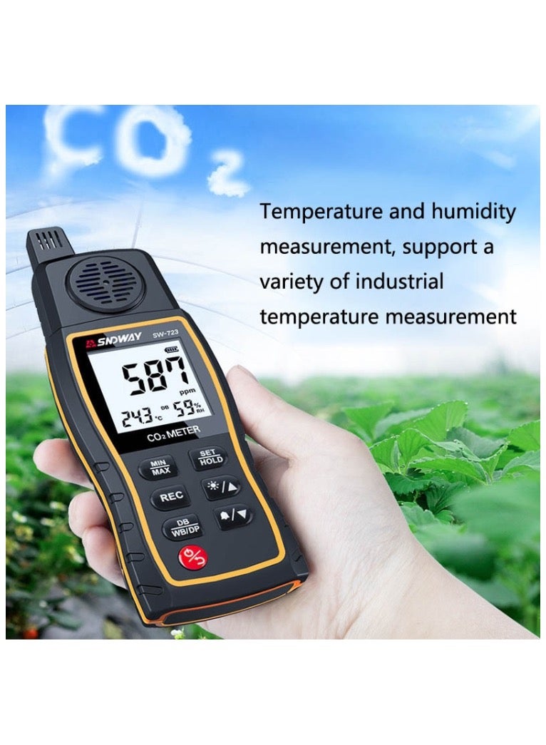 SNDWAY SNDWAY SW723 High-Precision Carbon Dioxide Detector Air Carbon Dioxide Concentration Monitor  - Image 5