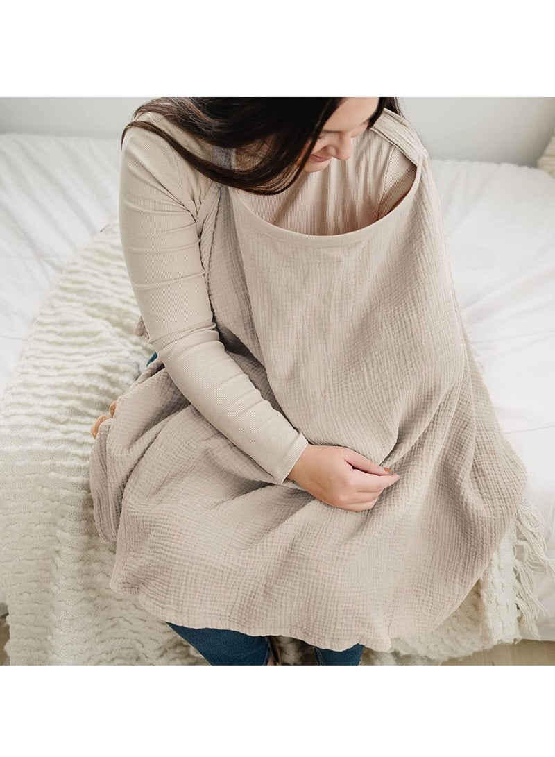 New cotton newborn lactation apron lactation scarf shawl  - Image 2