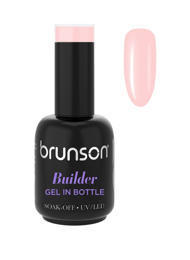 brunson Builder Gel, 10 in-1 Builder Gel In A Bottle 18ml Soak Off UV/LED Hard Gel for Nail extension Builder Base Gel Nail Polish for Long lasting Fake Nails Manicure Strong Nails Tips for Nail Art  Bbg12