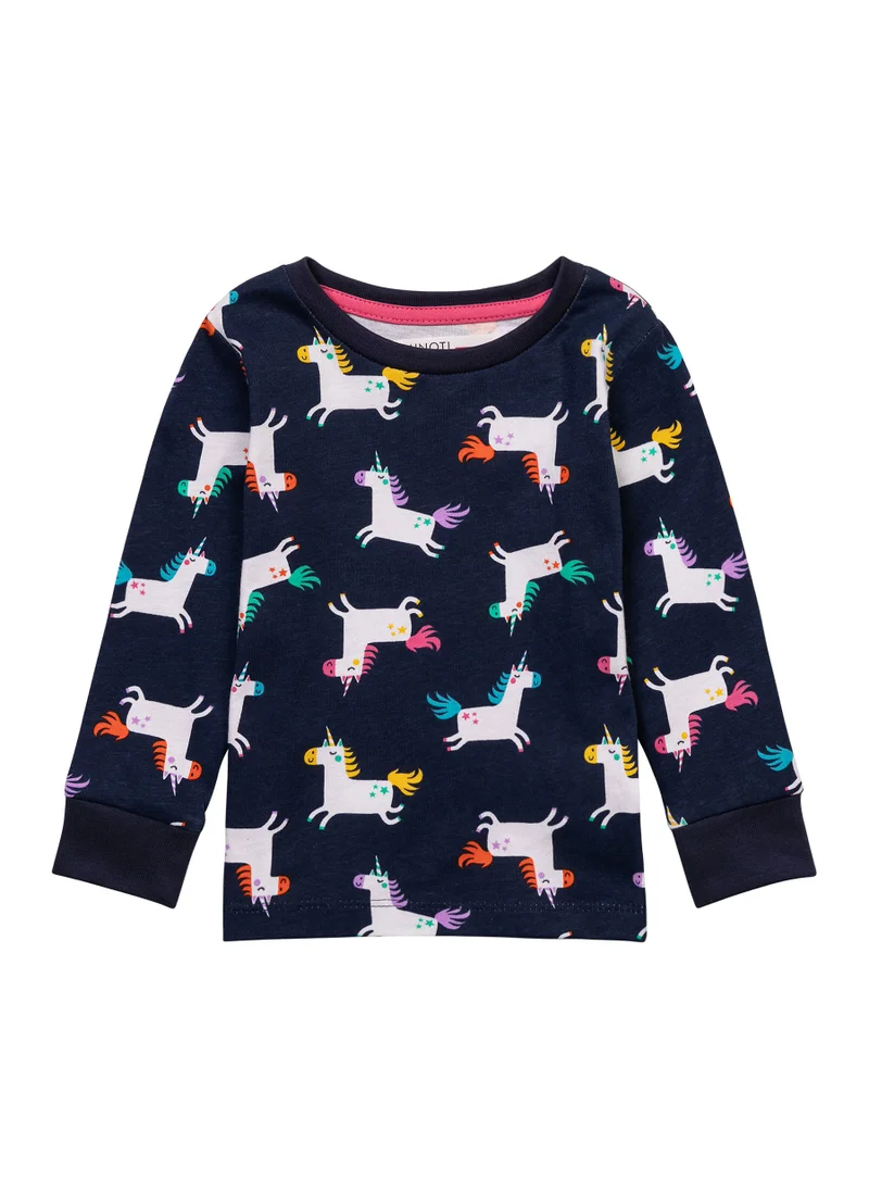 MINOTI Kids Girls Printed Pyjama Set