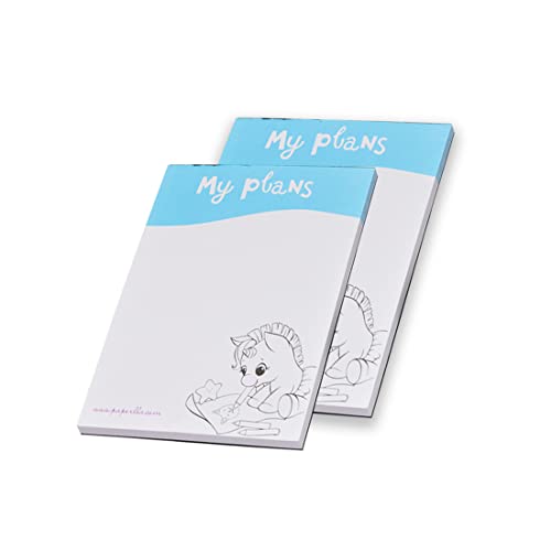 COI to DO Journal Planner, UNDATED Weekly Office Stationery Items NOTEPADS Organizer Gift Set of 4 - Image 3
