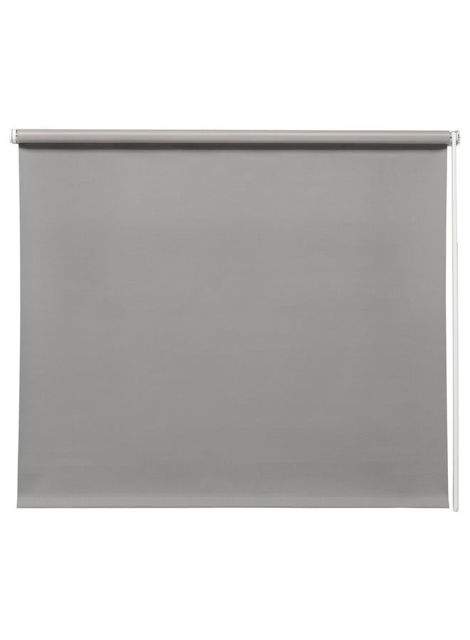 erorex Block-out roller blind, grey, 200x195 cm - Image 1