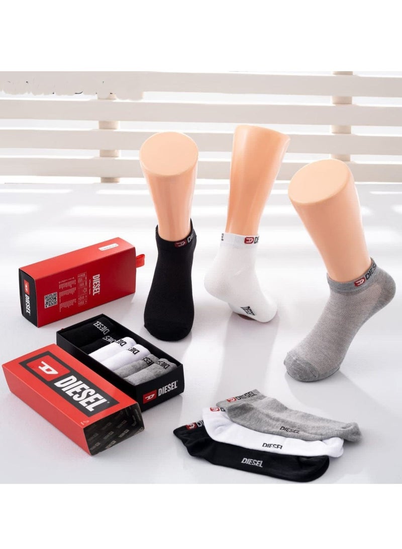 ديزل طقم شرابات هاف – باكت 6 قطع  بخامة قطن فاخرة ومريحة، تصميم عصري وأنيق -  للجنسين - فرى سايز