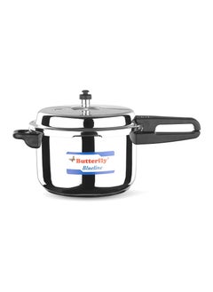 BUTTERFLY MediumLiters Butterfly Blue Line Stainless Steel Pressure Cooker, Stainless Steel ,7.5-Liter, Medium ,BL-7.5L Stainless Steel  - Image 3