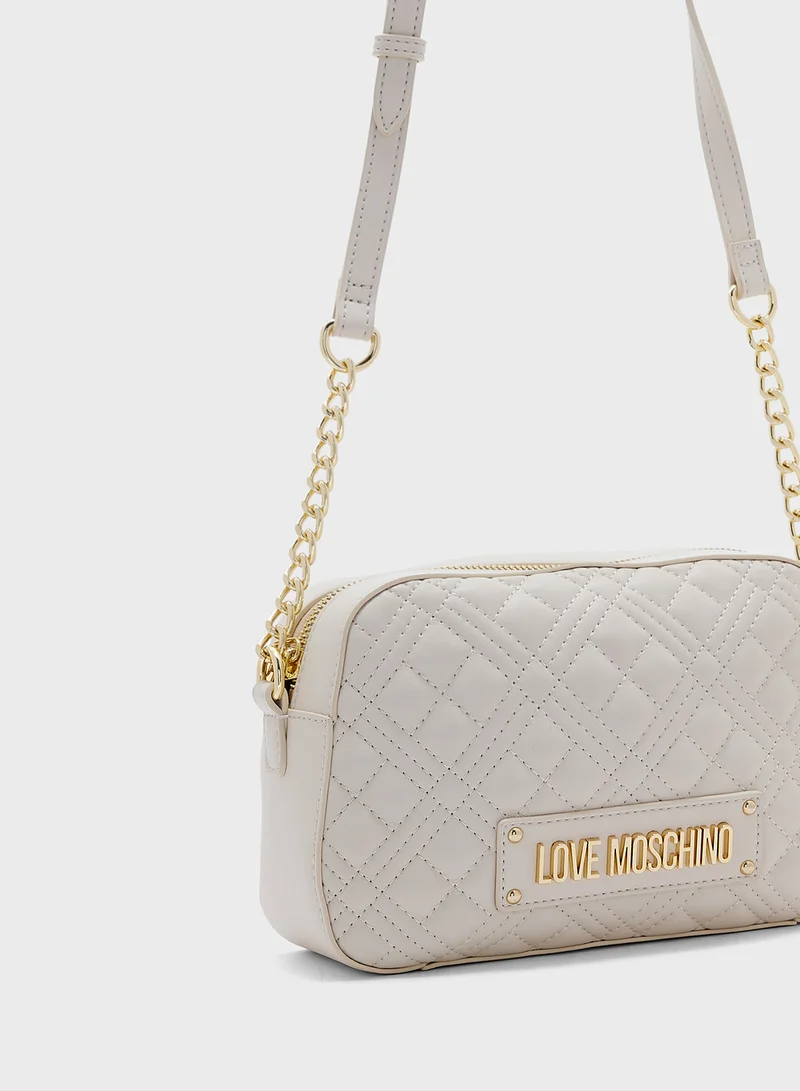 لوف موسكينو IVORY QUILTED PU IVORY QUILTED PU