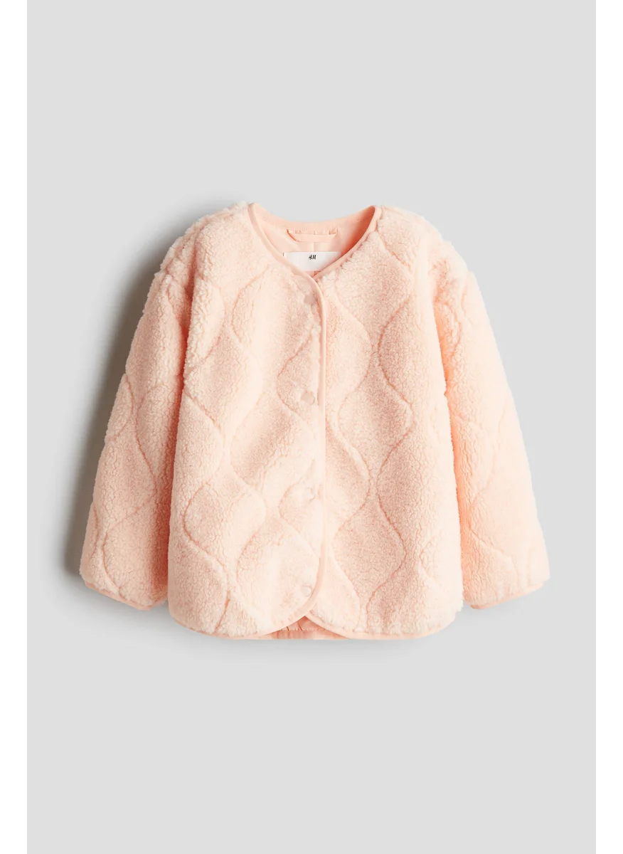 H&M Quilted Teddy Jacket