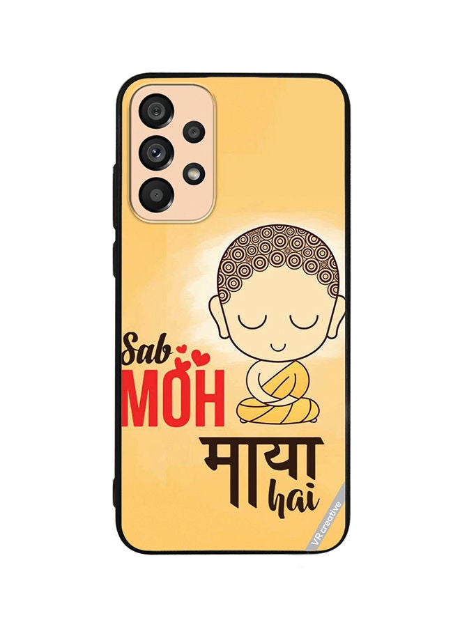 VR CREATIVE Protective Case Cover For Samsung Galaxy A33 5G Sab Moh Maya Hai Design Multicolour - Image 1